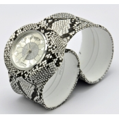 Montre Classic Bracelet Python & cadran Crystal Flower