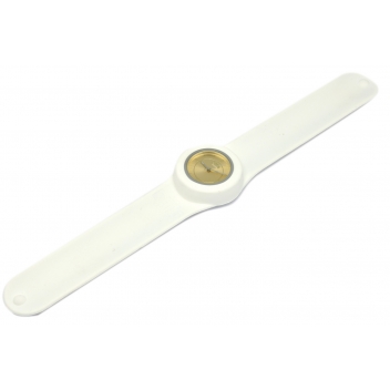  - 3700982215139 - Bill's watch - Montre Classic Bracelet Blanc & cadran Gold Sun.