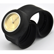 Montre Classic Bracelet Noir & cadran Gold Sun.