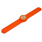 Montre Classic Bracelet Orange & cadran Gold Sun.