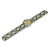 Montre Classic Bracelet Python & cadran Gold Sun.