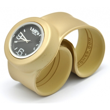  - 3700982215344 - Bill's watch - Montre Classic Bracelet Gold & cadran Noir - 3