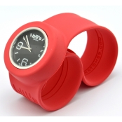 Montre Classic Bracelet Corail & cadran Noir