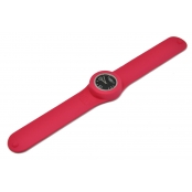 Montre Classic Bracelet Rose framboise & cadran Noir