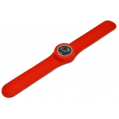 Montre Classic Bracelet Rouge & cadran Noir