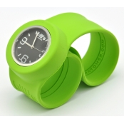 Montre Classic Bracelet Vert & cadran Noir