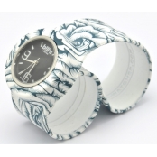 Montre Classic Bracelet Marine Fragrance & cadran Noir