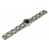 Montre Classic Bracelet Python & cadran Noir