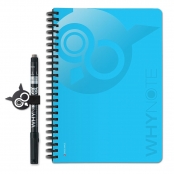 Bloc effaçable réutilisable Pocket Bleu + stylo