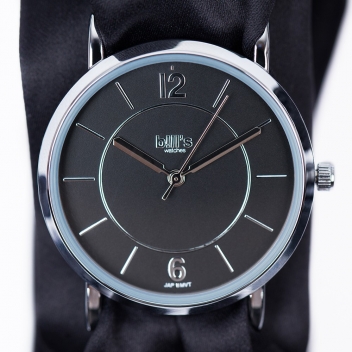 TRDPK01 - 7640167320530 - Bill's watches - Montre Trend avec Bracelet foulard satin Full black