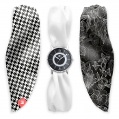 Montre Trend avec Bracelet foulard satin French Touch