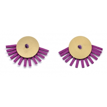 S1386-fuchsia - 3700982206854 - Christina Brampti - Boucles d\'oreille Brampti Fuchsia - 3