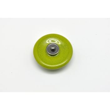 BB-green - 3700982208841 - Ceraselle - Bouton céramique seul Vert