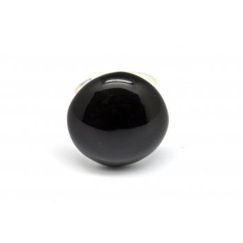 RH2-black - 3700982208858 - Ceraselle - Bague céramique petit modèle Noir - 3