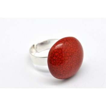 RH2-red - 3700982208865 - Ceraselle - Bague céramique petit modèle Rouge - 2