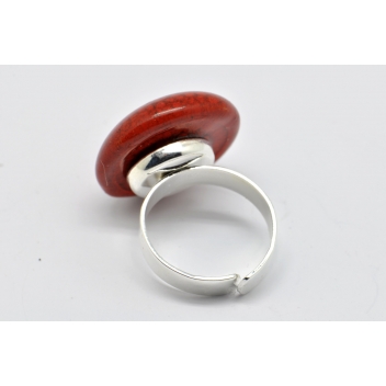 RH2-red - 3700982208865 - Ceraselle - Bague céramique petit modèle Rouge - 4