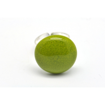 RH1-green - 3700982208896 - Ceraselle - Bague céramique petit modèle Vert pomme - 3