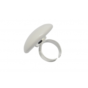 RH1-white - 3700982208926 - Ceraselle - Bague céramique grand modèle Blanc - 2
