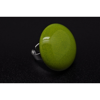 RH1-green - 3700982208940 - Ceraselle - Bague céramique grand modèle Vert pomme - 5
