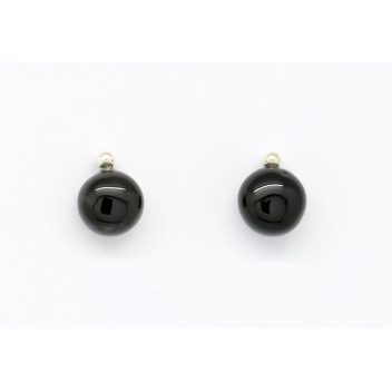 ED6-black - 3700982208971 - Ceraselle - Boucles d'oreille céramique 