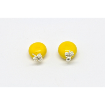 ED6-yellow - 3700982209039 - Ceraselle - Boucles d'oreille céramique 