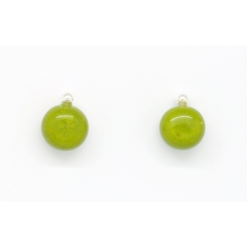 ED6-green - 3700982209046 - Ceraselle - Boucles d'oreille céramique 