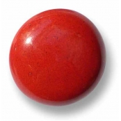 Bouton céramique seul Rouge