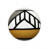 Bouton céramique seul Mondrian