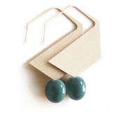 Boucles d\'oreille Hexagone Pétrole