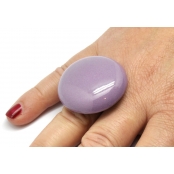 Bague céramique grand modèle Violet