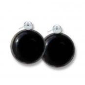 Boucles d\'oreille céramique drop Noir