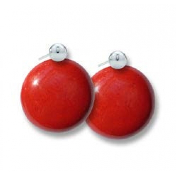 ED6-red - 3700982208988 - Ceraselle - Boucles d'oreille céramique 
