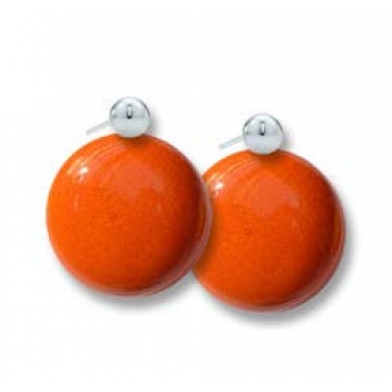 ED6-orange - 3700982209015 - Ceraselle - Boucles d'oreille céramique 