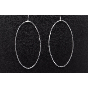 Boucles d'oreille ovale Argent 925