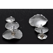 Boucles d'oreille asymétriques Argent 925