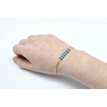  - 3700982223769 - Collection CMLPB - Bracelet semi-rigide turquoise - 3