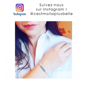  - 3700982223769 - Collection CMLPB - Bracelet semi-rigide turquoise