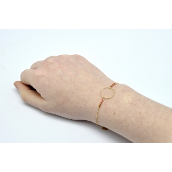  - 3700982223820 - Collection CMLPB - Bracelet rose symétrique avec anneau - 2