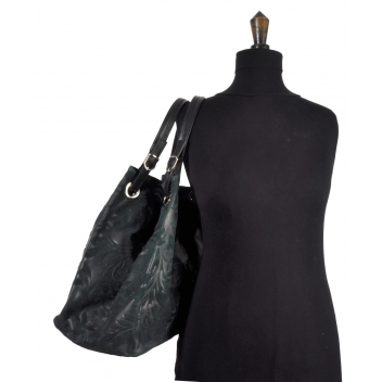 TH-0091/05 0021 vert -  - Collection CMLPB - Sac en cuir Baroque Vert - 3