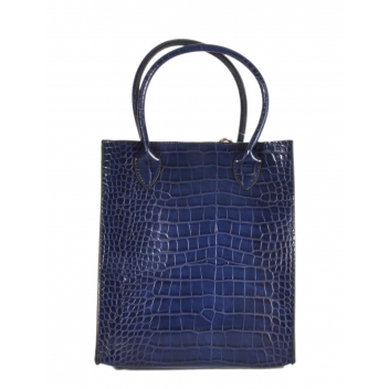 608 bleu -  - Collection CMLPB - Petit sac vegan Bleu - 3