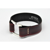 Bracelet homme Cuir bordeaux taille M