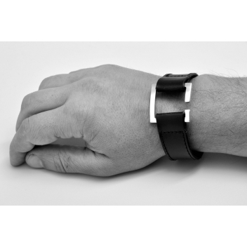 L5014-PM-bordeau - 3700982210950 - D\'OZ pour homme - Bracelet homme Cuir bordeaux taille M - 3