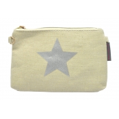 Pochette beige étoile