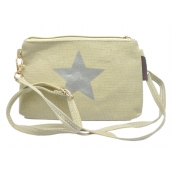 Pochette beige étoile