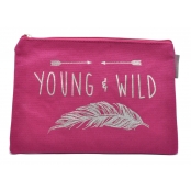 Pochette rose Young & wild