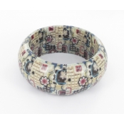 Bracelet Motif Papier Vernis