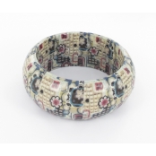 Bracelet Motif Papier Vernis