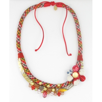 17245 - 3700982203242 - Fanny Fouks - Collier africain rouge - 3