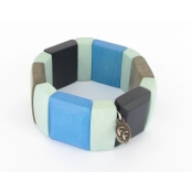 Bracelet gris et bleu