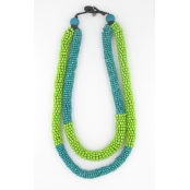 Collier anis et turquoise